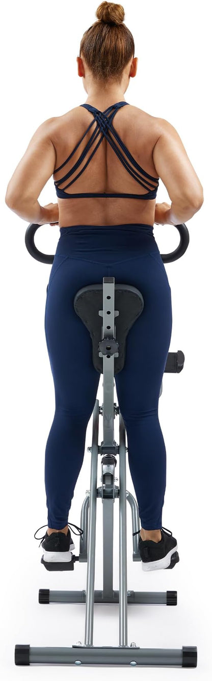 Sunny Health & Fitness Row-N-Ride PRO, Full Body Combo Squat Machine w/Optional Resistance Band