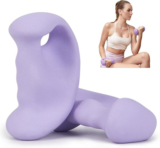 Ergonomic Dumbbells Weights Set-Hand Weights for Women at Home, Ear Dumbbells Weights for Pilates