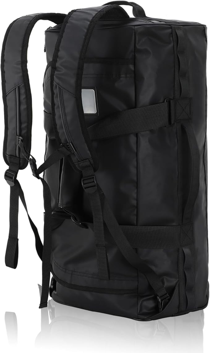 Haimont Travel Duffel Backpack Bag 60L for Men Large Sports Duffle Bags with Backpack Straps for