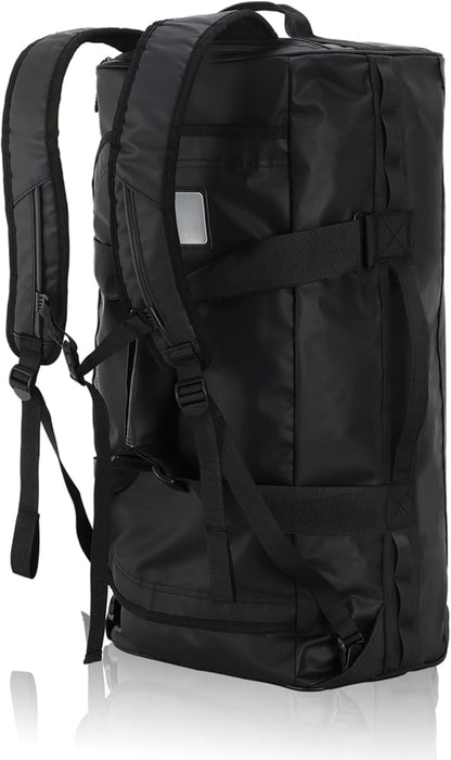 Haimont Travel Duffel Backpack Bag 60L for Men Large Sports Duffle Bags with Backpack Straps for