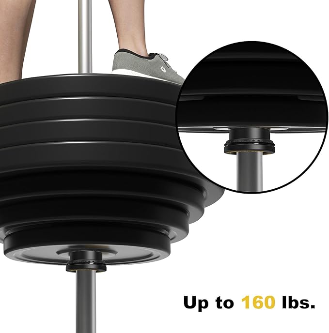 POWER GUIDANCE 50mm Barbell Clamps Barbell Collars, Quick Release Weight Olympic Barbell Clips for