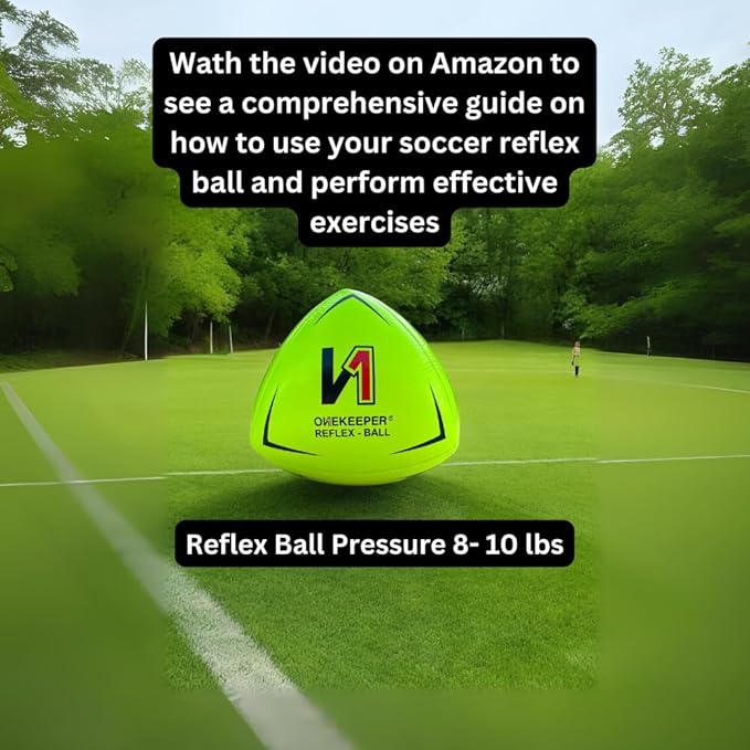 Soccer Reflex & Reaction Ball - White, Orange, Blue, Pink, and Fluo Yellow, Agility and