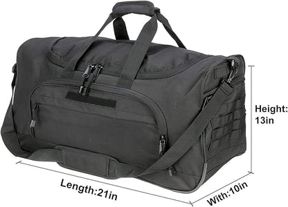 Gym Bag for Women & Men Tactical Duffle Military Weekender Work Out Lightweight Waterproof Sports