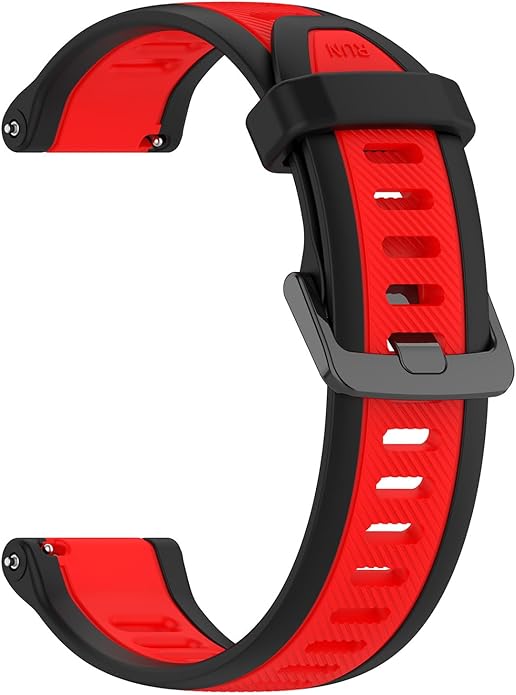 Compatible with Garmin Forerunner 165 Watch Band, 20mm Width Silicone Replacement Bands for Garmin