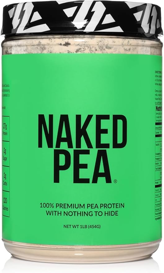Naked Pea - Pea Protein Isolate - Plant Based, Vegetarian & Vegan Protein. Easy to Digest, Non-GMO
