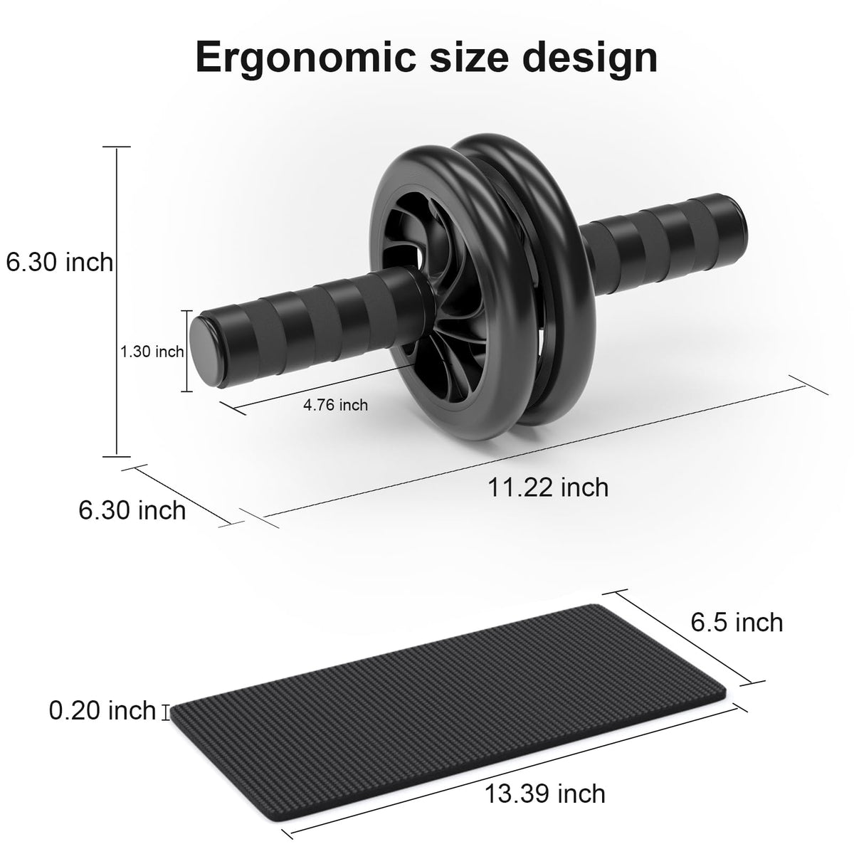 Bnlei Abdominal Wheel, Ab Roller for Abdominal Exercise Machine, Abs Workout Equipment, Core