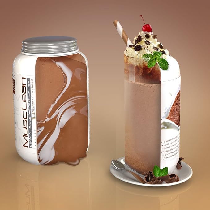 Metabolic Nutrition - Musclean - Milkshake, Whey High Protein Meal Replacement, Maintenance