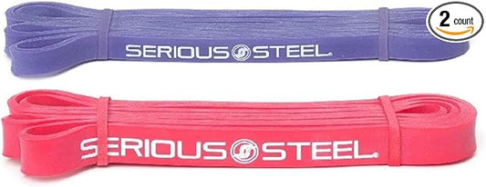 Serious Steel 41" Assisted Pull-up Band, Heavy Duty Resistance Band Sets, Stretching, Powerlifting