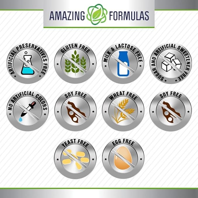 Amazing Formulas CLA (Conjugated Linoleic Acid) 1250 Mg | Softgels Supplement | Non-GMO |