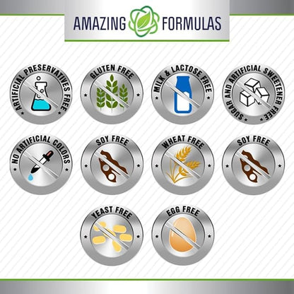 Amazing Formulas CLA (Conjugated Linoleic Acid) 1250 Mg | Softgels Supplement | Non-GMO |