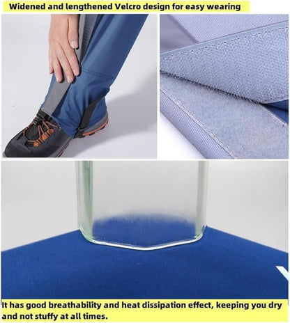 Waterproof Gaiters,Hiking Gaiters,Lightweight Adjustable Leg Gaiters for Men Women,Available in All