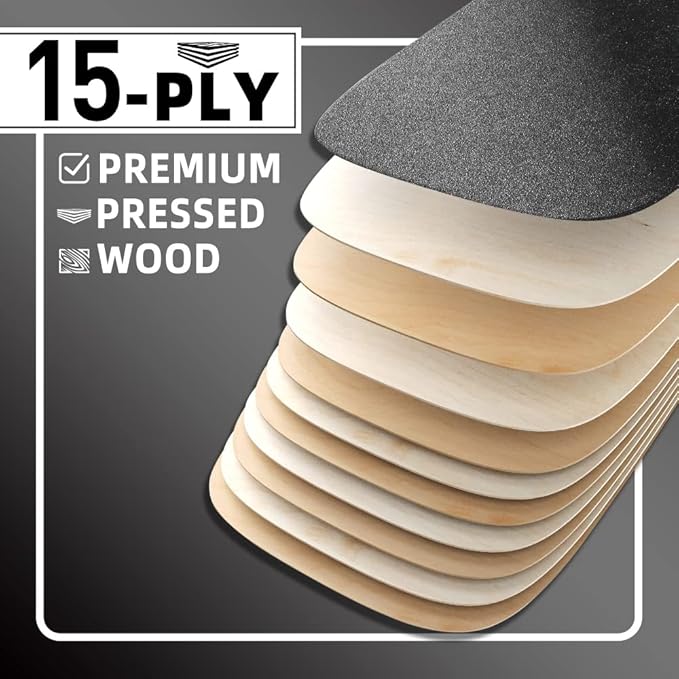 Balance Board Trainer, Wooden Balancing Board with Workout Guide to Exercise and Build Core