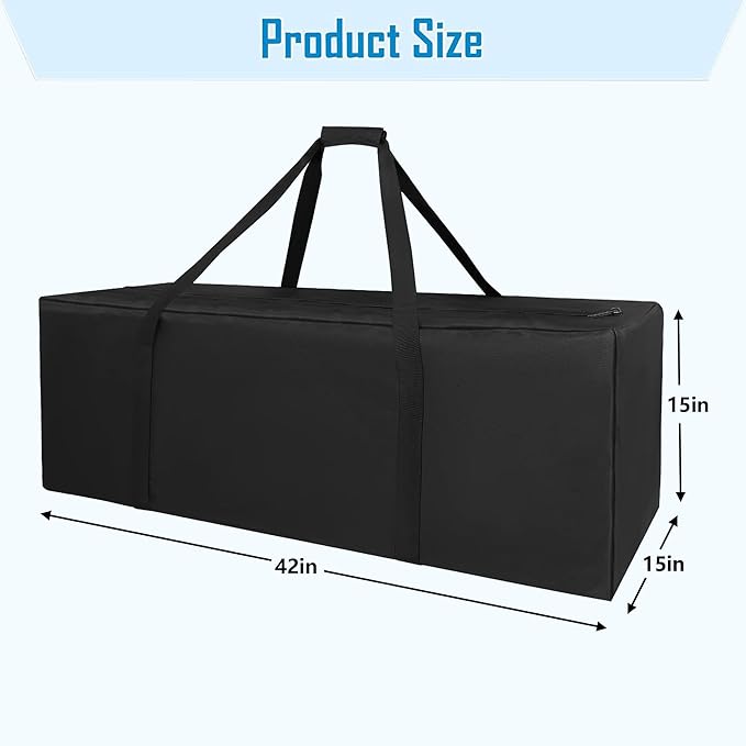 Sports Duffle Bag 42IN Extra Large Travel Duffel Luggage Bag with Upgrade 2-way Lockable Zippers