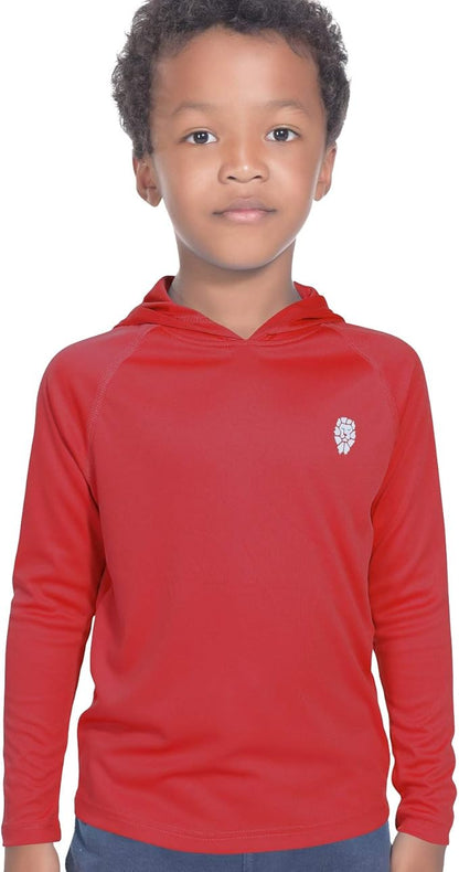 Hoodies for Boys Outdoor Recreation Shirts - Youth Athletic Tops Sun Protection UPF 50+