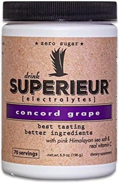Superieur Electrolytes ??Plant Based Electrolyte Supplement w/Sea Minerals for Hydration &