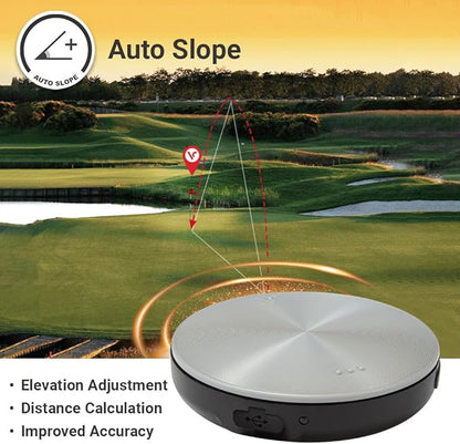 Voice Caddie VC4 Golf GPS Range Finder with Voice Output of Distance, Auto Slope, and Active Green