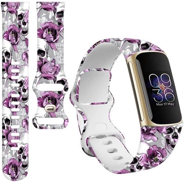 Sport Bands Compatible with Charge 6 /Charge 5 for Women Men,Soft Waterproof Replacement Straps
