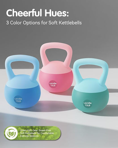 Soft Kettlebell - Cushioned Impact-Resistant Base and Anti-Slip, Kettle bell Anti-Slip Grip Weight