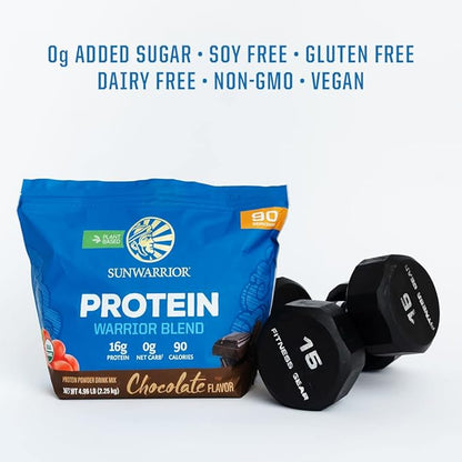 Organic Plant Based Protein Powder | Vegan Organic Protein Powder Chocolate Flavored with BCAA