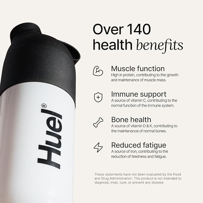 Huel Vegan Protein Powder | Strawberry | Complete Nutrition | 20g Protein Powder | 100% Plant-Based