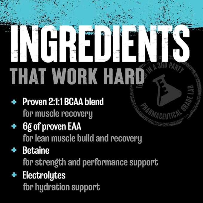 Animal Juiced Amino Acids - BCAA Powder EAA Matrix Plus Hydration with Electrolytes and Sea Salt