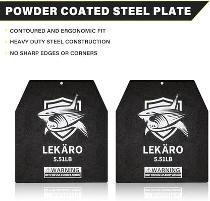 Weighted Vest Plates 5.51/8.81/15.43/20.94LB Pair for Weight Vests, Strength Training, Heavy