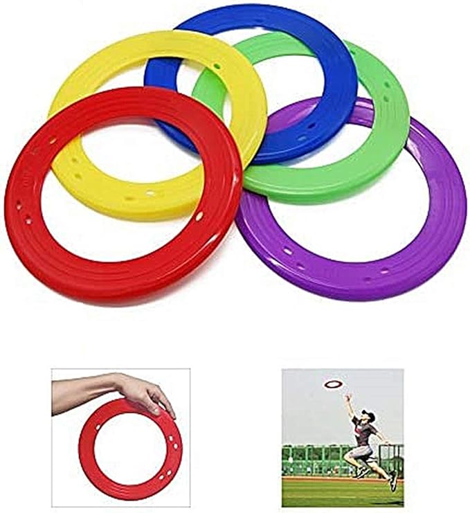 YOFIT 10 Inch Flying Disc, Flying Plastic Ring with Assorted Colors, Outdoor Beach Backyard Camping