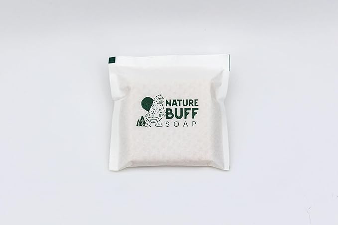 2-Pack Biodegradable Soap Unscented Travel-Sized Camping Soap Bars -All-In-One Backpacking