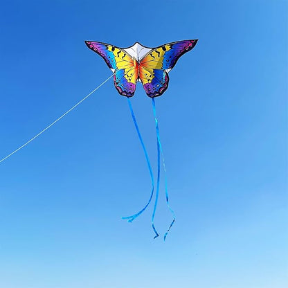 HONBO Butterfly Kites for Kids & Adults,55" x 28" Large Beginner Kite for Kids Ages 4-8,Easy to Fly