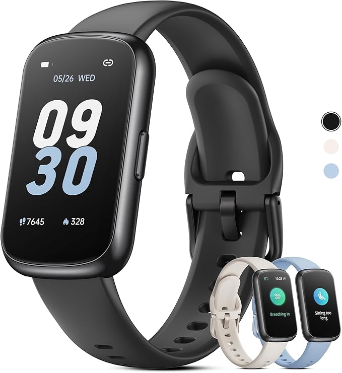 Health Fitness Tracker Smart Watch with 24/7 Heart Rate, Blood Oxygen, Sleep Tracker, Pedometer, 3
