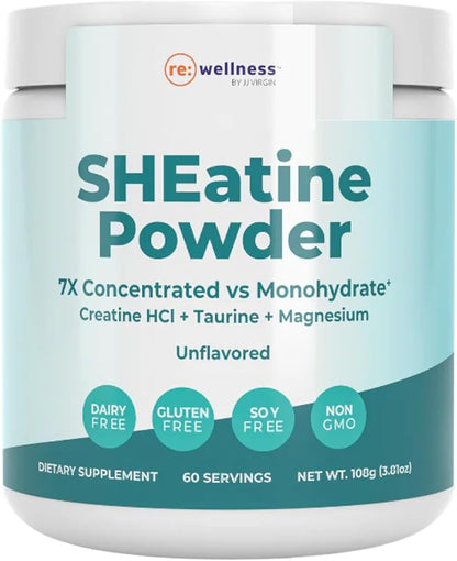 Reignite Wellness by JJ Virgin | SHEatine Powder | Creatine Trifecta for Powerful Aging | Creatine