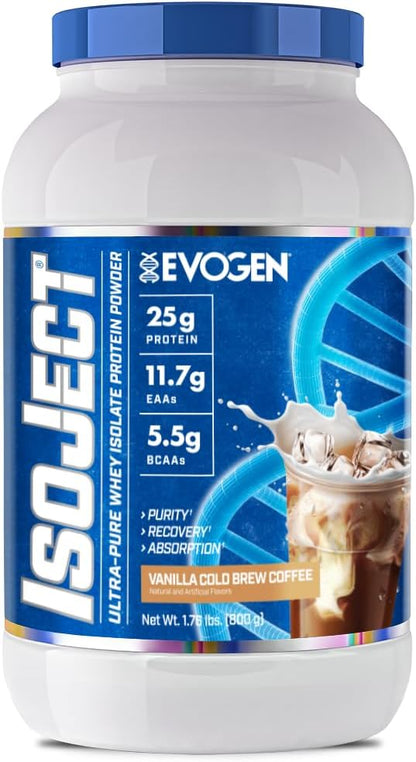 Evogen Isoject - Whey Protein Isolate | Ultra-Pure Whey Protein Powder with Ignitor Enzymes, BCAAs