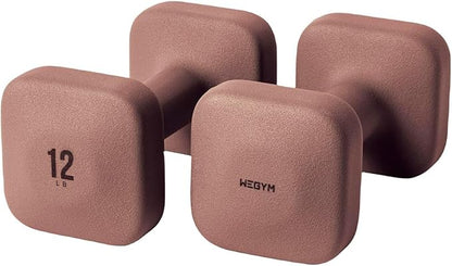 SafeGrip Dumbbells, Anti-Slip, Anti-Roll, Thick Handles, Free Weights, Square Dumbbells for Secure