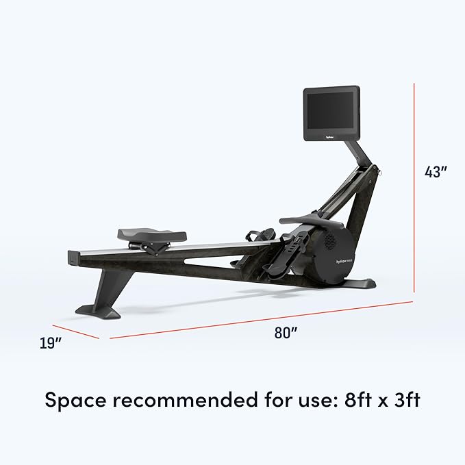 Hydrow Wave Rowing Machine with 16" HD Touchscreen & Speakers - Foldable | Live Home Workouts