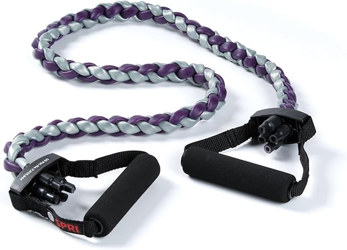 SPRI Braided Xertube Resistance Bands – Premium Exercise Band for Men & Women – Workout Equipment
