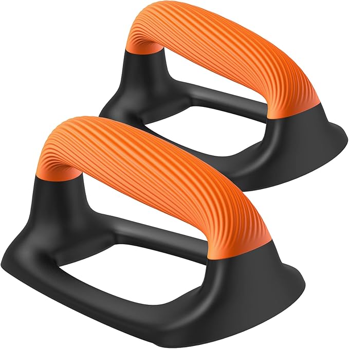 Kipika Push Up Bars, Pushup Stands With Thickened Soft Plastic Handle, Stable and Non-Slip Base