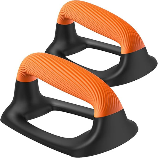 Kipika Push Up Bars, Pushup Stands With Thickened Soft Plastic Handle, Stable and Non-Slip Base