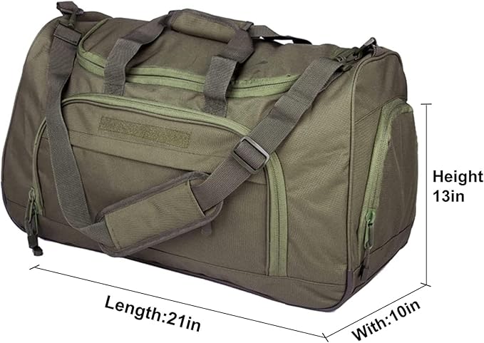 Gym Bag for Women & Men Tactical Duffle Military Weekender Work Out Lightweight Waterproof Sports
