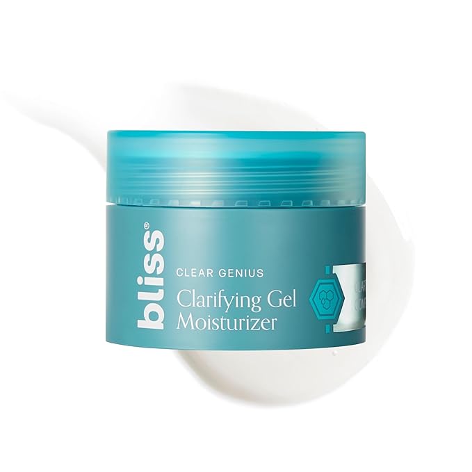 Bliss Clear Genius Clarifying Gel Moisturizer with CLARITY 5 Complex | Salicylic Acid, Niacinamide