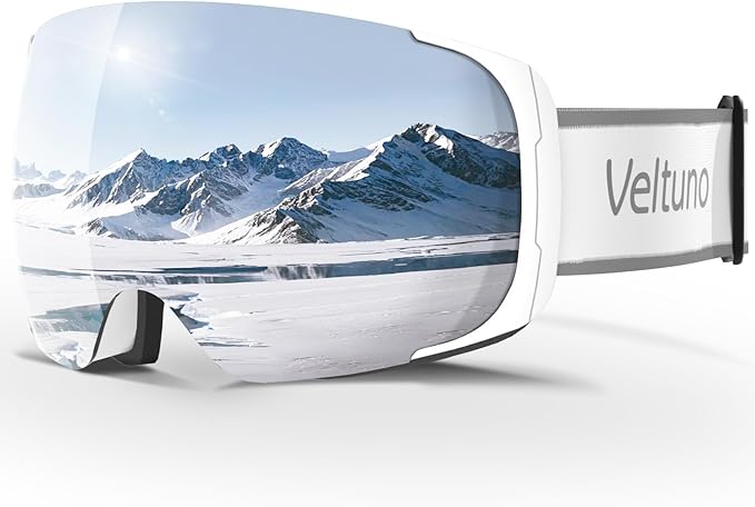 Ski Goggles for Men Women Adult & Youth, OTG Snowboard Goggles Anti Fog, Snow Goggles UV Protection