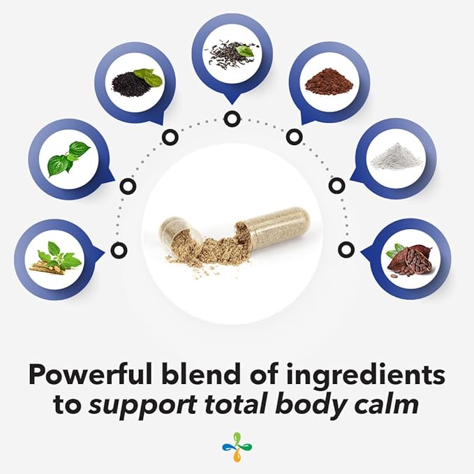 Anxie-T - Stress Relief Supplement - Supports Mood & Mental Focus - Feel Calm and Relaxed - Eases
