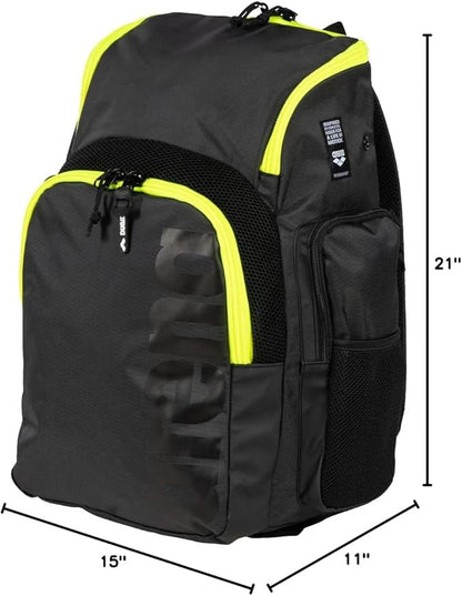 Arena Spiky III Backpack 35 Unisex Travel Gym Rucksack for Men and Women, Training Gear Equipment