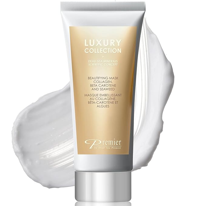 Premier Dead Sea Classic Beautifying Mask Collagen, Beta Carotene And Seaweed Reduces Blackheads