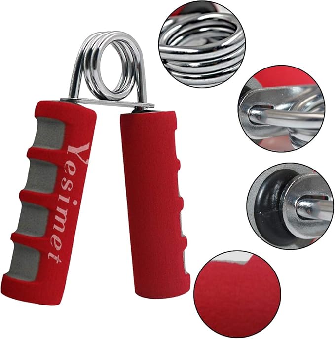 2 Pack Hand Grip Strengthener Set, Forearm Exerciser, Finger Gripper, Grip Strength Trainer, Hand