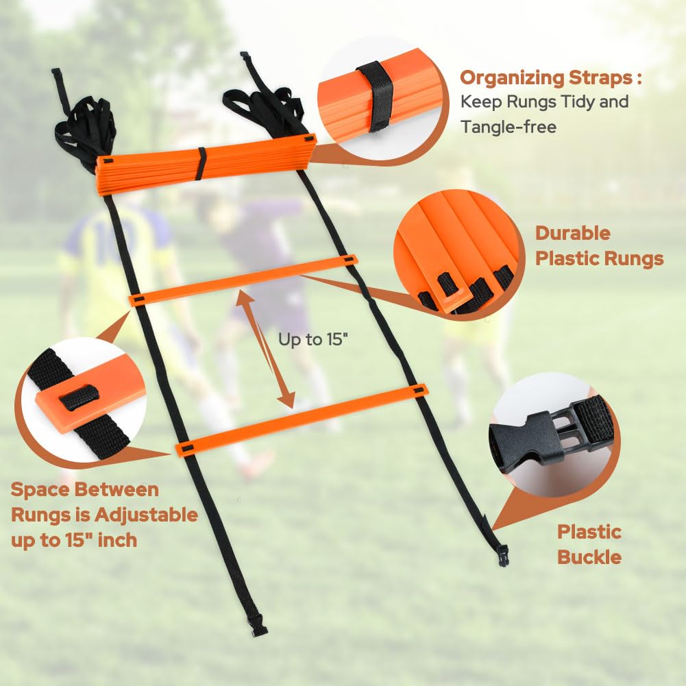GHB Pro Agility Ladder 12 Rung 20ft