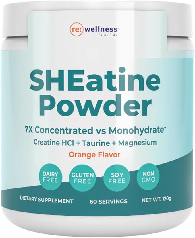 Reignite Wellness by JJ Virgin | SHEatine Powder | Creatine Trifecta for Powerful Aging | Creatine
