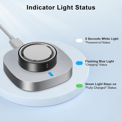 Compatible with Oura Ring Gen 4 Charger Size 14, Fast Charging Dock with USB-C Cable