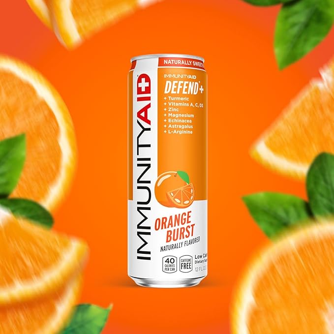 IMMUNITYAID Wellness Blend, With Echinacea, Zinc, Astragalus and Vitamin C, Only 45 Calories, 100%