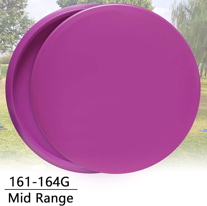 Disc Golf Set - Driver, Mid-Range and Putter Discs for Outdoor and Backyard, Comfortable Plastic, 6