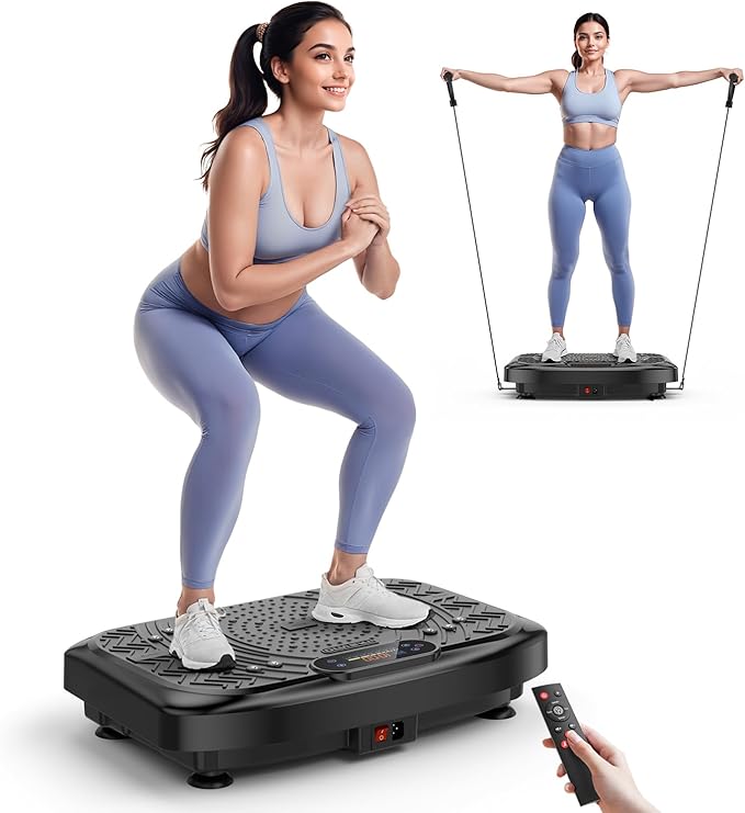 Vibration Plate Exercise Machine Weight Loss, Full Body Workout Vibration Plate Lymphatic Drainage